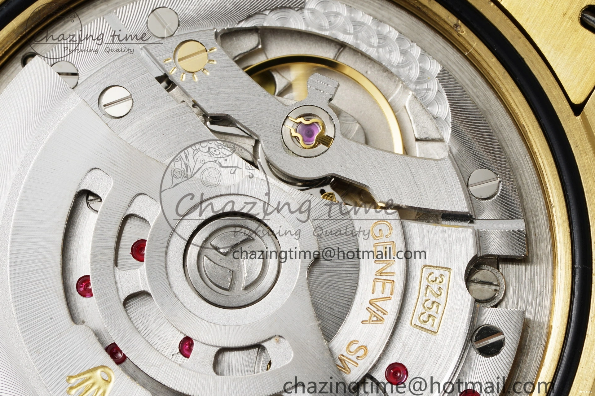 MiroTime 1229 Day Date 40 228238 YG JDF 1:1 Best Edition Green Dial on YG Bracelet VR EyeCatching 2245